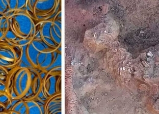 علماء يعثرون على كنز ثمين داخل مقبرة رومانية.. داخلها 196 حلقة ذهبية