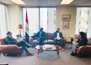 سفير مصر في كندا يستقبل عضو مجلس العموم الكندي «جريج فيرجوس»