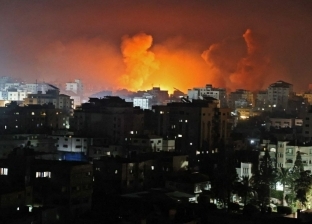 قصف إسرائيلي عنيف على غزة.. وإصابة 10 إسرائيليين أثناء هروبهم..«فيديو»