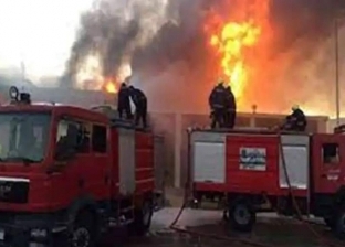 حريق في ورشة إصلاح سيارات بسبب ماس كهربائي بسوهاج