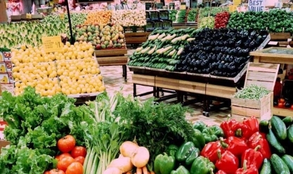 الخضراوات في الأسواق