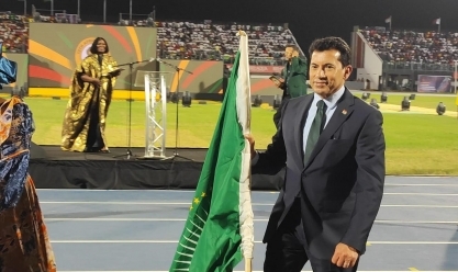 وزير الرياضة يهنئ رئيس الاتحاد المصري للجمباز بالنتائج الأخيرة