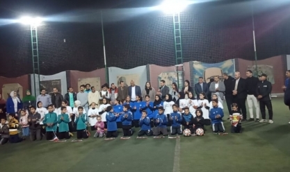 نائب التنسيقية علاء عصام يعلن رعايته لفريق كرة نسائية في البدرشين