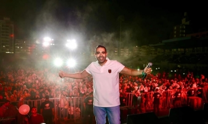محمد عدوية يتألق في أولى حفلات ليالي مصر للربيع بالمنوفية