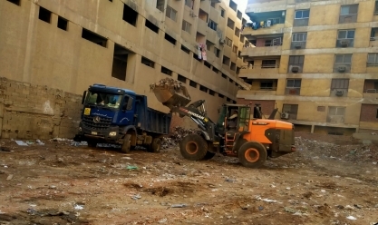 رفع 1150 طن مخلفات وتراكمات من شوارع حي الهرم بالجيزة