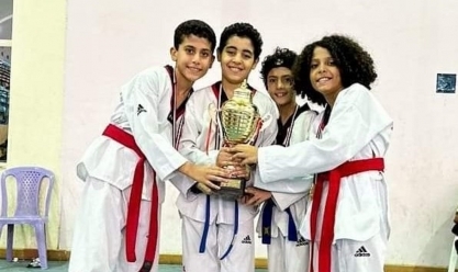 فوز 5 لاعبين بمركز شباب فيصل في بطولة الجمهورية للتايكوندو للناشئين