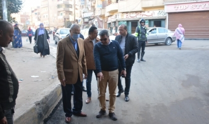 محافظ القليوبية يتفقد أعمال الرصف النهائية لنفق سعد زغلول في بنها