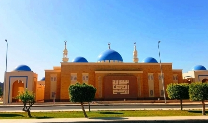 أحد المساجد التي سيتم افتتاحها اليوم