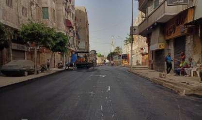 محافظ الإسكندرية: رصف 10 شوارع في حي الجمرك بتكلفة 7 ملايين جنيه