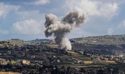 طيران الاحتلال الإسرائيلي يشن غارة بصاروخين قرب منطقة بركة الحجر في جنوب لبنان