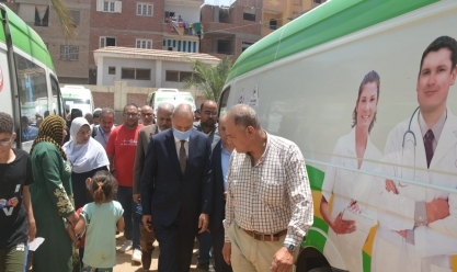تنظيم قافلة طبية مجانية لأهالي قرية سندوة بالقليوبية