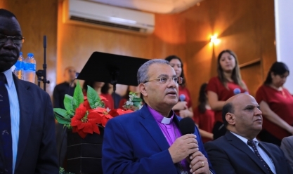 رئيس «الإنجيلية» يشارك الأقباط الاحتفال بخميس العهد في كنيسة عين شمس