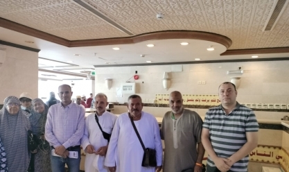 حجاج السياحة خلال تواجدهم بفنادق مكة بموسم الحج العام الماضى