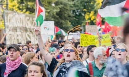 مظاهرات في ألمانيا وأمريكا تطالب بوقف جرائم الإبادة الجماعية في غزة