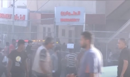 «القاهرة الإخبارية»: قصف إسرائيلي عنيف بمحيط مجمع ناصر الطبي في خان يونس