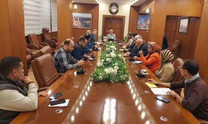 محافظ بورسعيد يتابع الاستعدادات النهائية للانتخابات الرئاسية