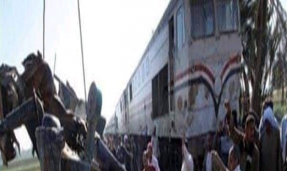 مصرع شخص صدمه قطار في محطة مدينة الحمام شرق مطروح