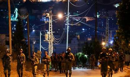 إعلام فلسطيني: الاحتلال الإسرائيلي يقتحم منطقة «كروم عاشور» في نابلس