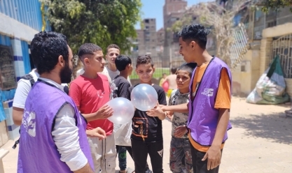 هدايا وعروض عرائس.. أندية التطوع بالقليوبية تشارك الأطفال فرحة العيد