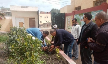 زراعة الأشجار في 10 مراكز بكفر الشيخ ضمن مبادرة «100 مليون شجرة»