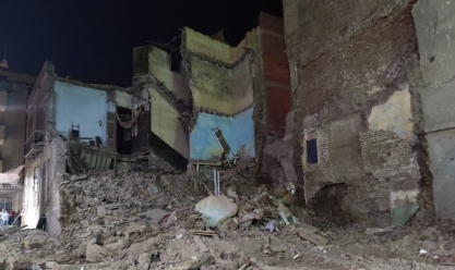 إنقاذ 6 أشخاص بعد انهيار منزل ريفي في أسيوط