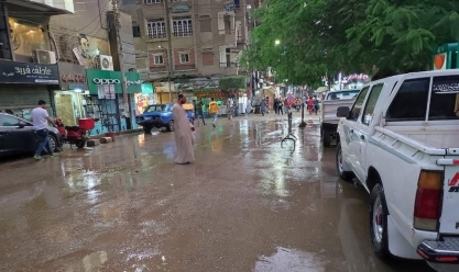 تساقط أمطار غزيرة على شمال سيناء.. والمحافظ يوجه تحذيرا للمواطنين