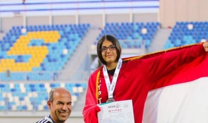 جامعة حلوان تفوز بفضية الوثب العالي في البطولة العربية لألعاب القوى