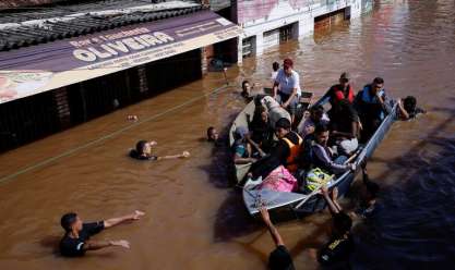 مدينة برازيلية تغرق بالكامل تحت الماء (صور)