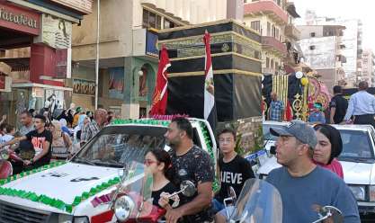 موكب حاشد يجوب شوارع بورسعيد للاحتفال بالمولد النبوي الشريف