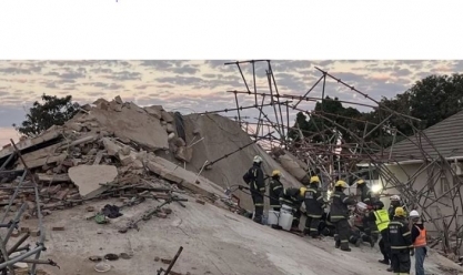 ظل 116 ساعة تحت الأنقاض.. إنقاد رجل بعد 5 أيام من انهيار مبنى في جنوب أفريقيا