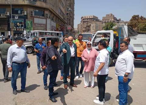 نائب محافظ القاهرة يقود حملة إزالة اشغالات