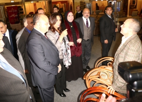 محافظ القاهرة يشارك في افتتاح معرض دمياط للأثاث