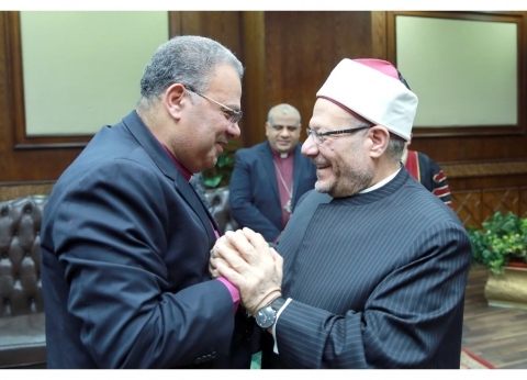 رئيس الطائفة الإنجيلية يزور مفتي الديار المصرية
