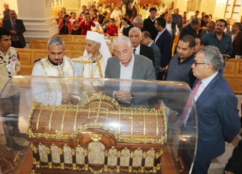 محافظ جنوب سيناء يزور رفات القديسة تريزا بشرم الشيخ