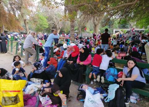 120 ألف مواطن زاروا حديقة حيوان الجيزة في شم النسيم