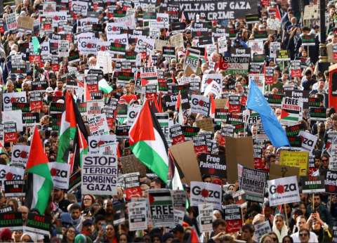 مظاهرات غربية متزايدة دعما لغزة والقضية الفلسطينية