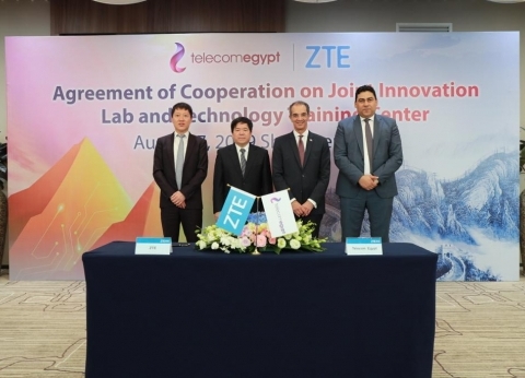 تعاون بين المصرية للاتصالات وquotZTEquot الصينية لإنشاء معمل ابتكاري وتدريبي