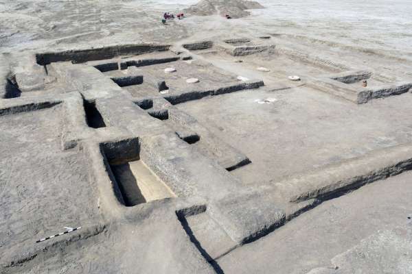 الاستراحة الملكية المكتشفة بتل حبوة في شمال سيناء