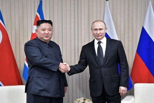 زعيم كوريا الشمالية، والرئيس الروسي