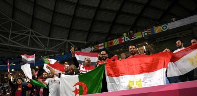 تضامن الجماهير المصرية والجزائرية