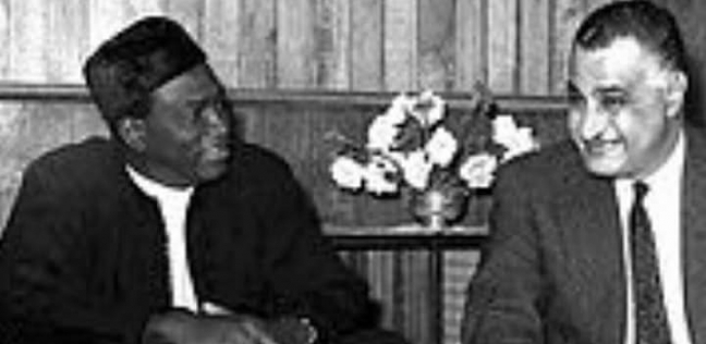 الزعيم عبد الناصر ورئيس دولة مالي موديبوكيتا