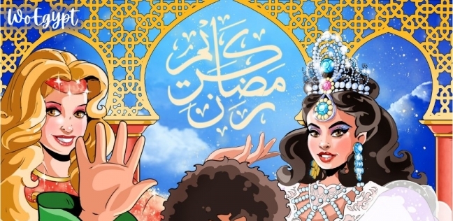 نجوم رمضان الزمن الجميل بالرسم الكرتوني