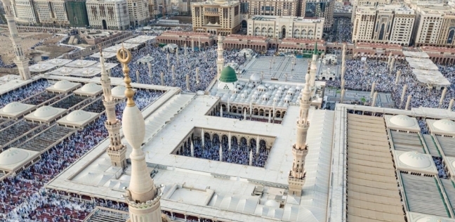 المسجد النبوي والقبة الخضراء