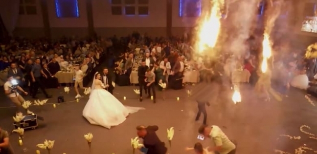 حريق زفاف الحمدانية-صورة أرشيفة