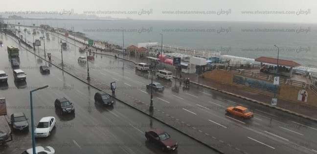 سقوط الأمطار بمحافظات مصر