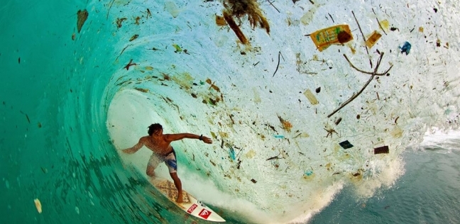 مخلفات بلاستيكية في أرخبيل المحيط الهندي