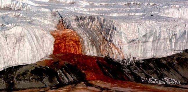 "شلالات الدم".. علماء يكشفون تحول لون المياه إلى الأحمر بالقطب الجنوبي