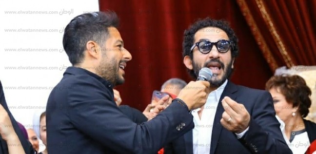 الفنان أحمد حلمي ومحمد حماقي