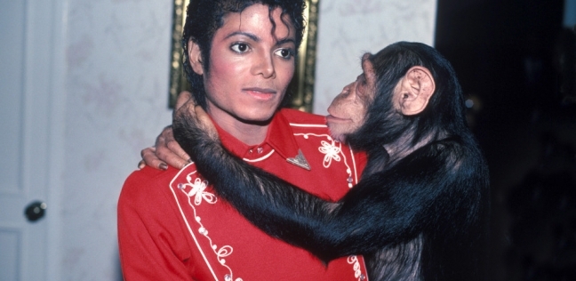 مايكل جاكسون والقرد بابلز