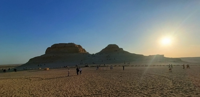 جبل «المدورة» بمحمية وادي الريان